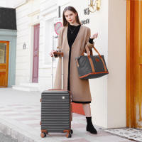 Joyway 3 Piezas Juego de Maletas, Equipaje de Cabina Viaje en ABS, Ultrasligeras Maleta de Mano 20'', con Espacio Expansión, Giratorias de 360° y Cerradura TSA Incluidas 1 Bolsa, 1 Neceser - details 1