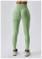 Pantalones de Yoga de cintura alta para mujer, ropa de Fitness para levantamiento de cadera, entrenamiento ajustado, pantalones de chándal de secado rápido para correr - details 24