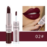 Matte Labial de Doble Cabeza Pasta de Frijol Mate Labial No Pegajoso Belleza Sin Desvanecer - details 8