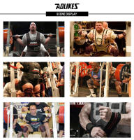 Muñequera profesional, muñequera para levantamiento de pesas y entrenamiento en gimnasio, 1 par Máxima comodidad - details 4