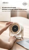 KINSCOTER, el más nuevo ventilador de escritorio portátil recargable de 4000mAh, ventilador de refrigeración de aire de montaje en pared ajustable con ángulo de 100 velocidades con Control remoto - details 7