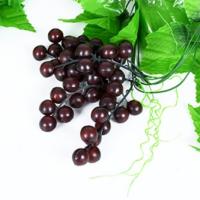 racimos de uvas artificiales Uvas Artificiales con Hojas Guirnalda artificial de uvas Adecuado