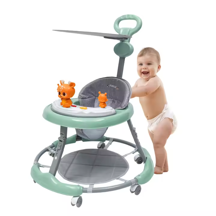 Coche de juguete ajustable para niños, andador con música, mejora del juego del cochecito de bebé - 1