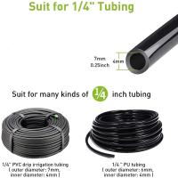 Emittedores de Riego por Goteo Rápido 30/50PCS Ajustables para Tubo de Riego de 1/4 pulgada - details 5