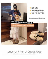 Nuevas sandalias versátiles de estilo retro para hombre y mujer con suela gruesa de corcho, tipo bolso, para parejas, pantuflas de una sola pieza. - details 0