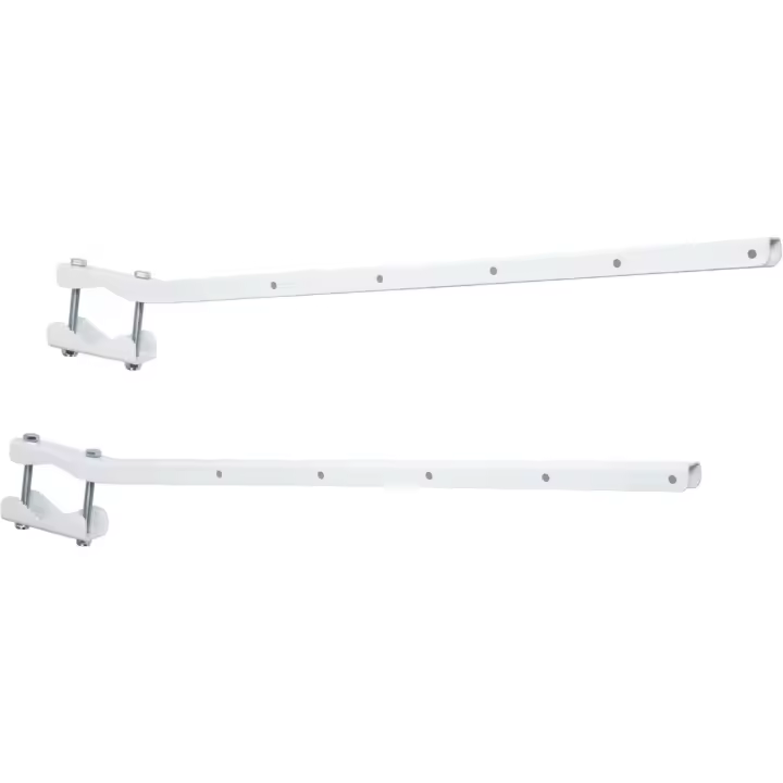 Perchero Adaptable Blanco Hierro Galvanizado con Pintura Cerámica Blanca 4f. x 63an. x 7al. cm - 1