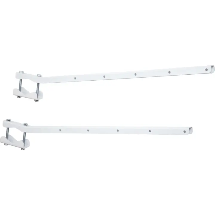 Perchero Adaptable Blanco Hierro Galvanizado con Pintura Cerámica Blanca 4f. x 63an. x 7al. cm - 1