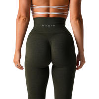 Leggings de gimnasio sin costuras NVGTN Spandex Contour 2.0 para mujeres suaves para entrenamiento fitness pantalones de yoga de cintura alta - details 27