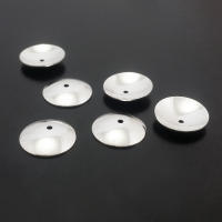 20 piezas 3MM 4MM 6MM 8MM 10MM 12MM 18K Color oro latón cuentas brillantes tapas suministros de joyería de alta calidad accesorios - details 0