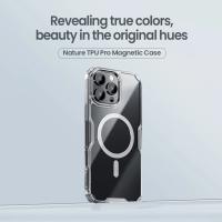 NILLKIN para IPhone 16 Pro Max 16 Plus 15 Pro Max 15 Pro 14 Pro Max 14 Pro MagSafe funda de teléfono de silicona suave transparente magnética - details 0