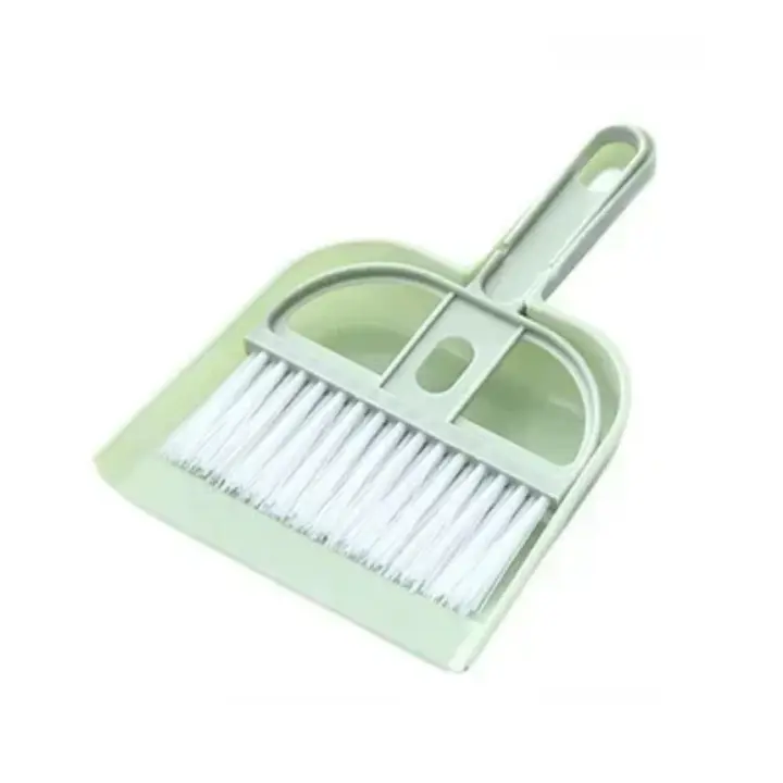 Barredora Recogedor Set Pequeño Hogar Mini Escritorio Polvo Pelo Suave Barrer Cama Cepillo Limpieza Ventana Alféizar Cepillo - 1