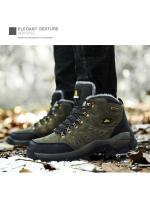 Botas de Senderismo para Pareja Calentitas con Forro de Piel Zapatillas Antideslizantes para Hombres y Mujeres Talla Grande 36-48 - details 10