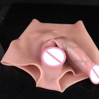 Empaque privado SEXY FAAK Dildo hueco realista con bragas de cintura alta, realzador de cadera, levantador de glúteos, moldeador de bragas de silicona, juguetes sexuales para hombres - details 7