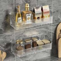 Estante cosmético de pared, sin necesidad de agujeros, raspador de plástico montado en la pared, organizador, accesorios de baño - details 2