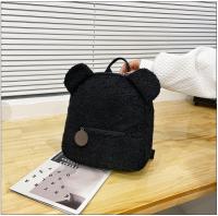 Mochila de felpa, bolso de mujer, nueva versión coreana, súper linda mochila con orejas de oso, mochila para niñas, bolso padre-hijo. - details 14
