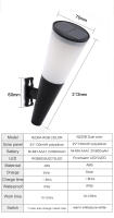 Luz LED Solar inteligente para exteriores, candelabro de pared impermeable para decoración de jardín, balcón, Patio, valla - details 4