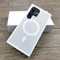 Funda de plástico de lujo para disipación de calor Samsung Galaxy S25 S24 S23 S22 Ultra Plus S 24 23 22 S24Ultra para cubierta de carga Magsafe - details 7