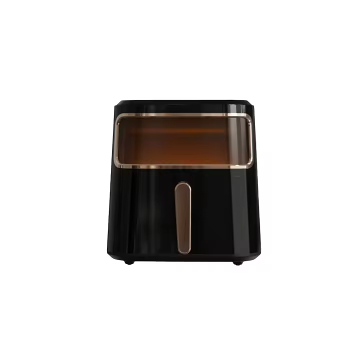 Secador de Aire Caliente de 6 Litros y 1350 W Negro, Carcasa de Acero Inoxidable, Control de Temperatura, Pantalla Táctil LED, Antiadherente, Temporizador - 1