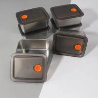 Fiambrera rectangular de acero inoxidable a prueba de fugas, fiambrera ecológica, suministros de cocina para microondas - details 3