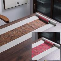Tapete de té con brocado de estilo chino, tapete de escritorio elegante Retro, mantel decorativo suave de alta gama, casa de té, duradero, nuevo - details 3