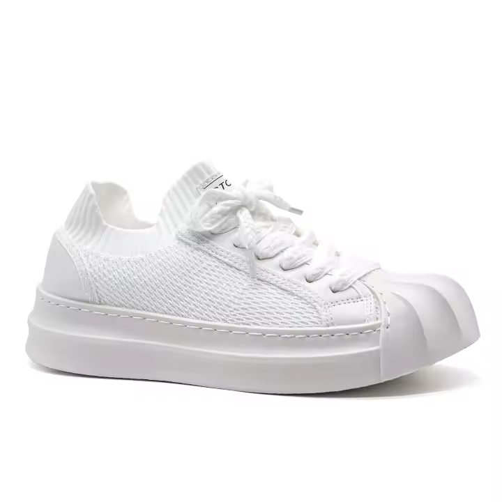 Zapatillas de deporte suaves con diseño de moda para hombre, calzado deportivo informal con cabeza de concha transpirable, estilo para caminar, novedad de 2023 - 1