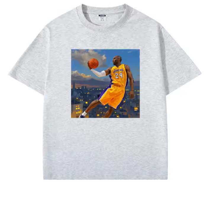 2025 camiseta para hombre camiseta negra pura 100% algodón camisetas kobe bryant camiseta blanca última novedad camiseta de la NBA - 1