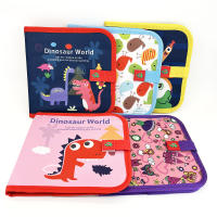 1 Pizarra borrable de 6 páginaspara niños, tablero de dibujo y escritura, libro de imágenes, juguetes educativos para niños, regalo 22,5*30CM - details 2