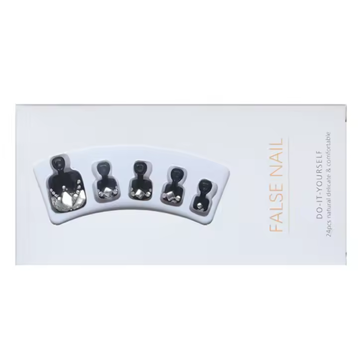 Kit de manicura para uñas de los pies, palo de playa artificial negro, terapia de luz, prensa corta, bricolaje en casa - 1
