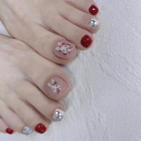 Uñas postizas reutilizables, uñas de gel súper brillantes con conejo rtoon, kit de manicura DIY en casa - details 1