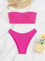 Conjunto de bikini estilo bohemio Traje de baño de dos piezas con tirantes - details 2