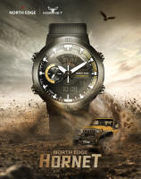 NORTH EDGE HORNET-reloj deportivo de moda, medición de velocidad de hora mundial, 50m, resistente al agua - details 0