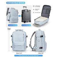 Mochila para maleta de cabina Ryanair para mujer, equipo de mano impermeable con USB - details 15