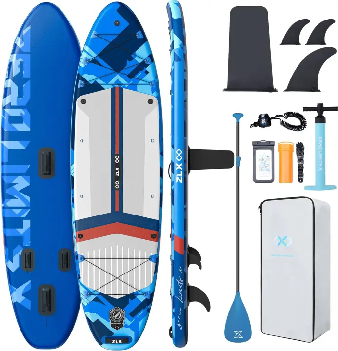 Tabla de Paddle Inflable Estable 350 CM Antideslizante Ajustable Para Adultos y Jóvenes - 1