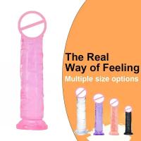 Consoladores realistas con ventosas, Juguetes sexuales, tapones anales, productos para pene femenino, juguetes para adultos, tienda de productos eróticos Sexy Gode 18 + - details 4