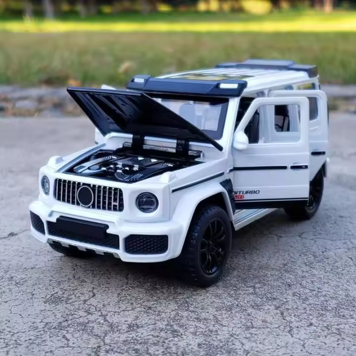 Mercedes Benz G700 Clásico Modelo de Coche de Aleación a Escala 1:32 Accesorios de Interior de Luz y Sonido Colección de Vehículos - 1