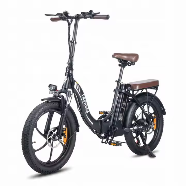 FAFREES F20 Pro Bicicleta Eléctrica Plegable, Freno de Doble Disco+SHIMANO de 7 Velocidades, Neumáticos de 20*3,0 Pulgadas, Velocidad Máxima de 25km/h, Batería de 36V 18Ah, Autonomía Máxima de 120-150 km en Modo de Asistencia, Negro - 1