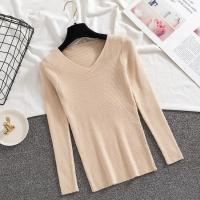 suéter de punto de manga larga para mujer, Jersey informal OL, otoño e invierno, 2025 - details 51