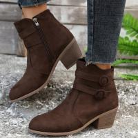 Otoño Invierno mujer moda tacones altos botines zapatos - details 3
