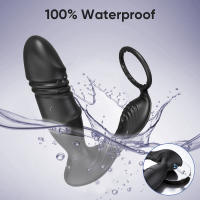 Vibrador con aplicación para masajeador de próstata con empuje masculino para hombres, tapón Anal Gay, tapón Anal remoto inalámbrico, juguete sexual para parejas - details 3