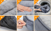 Nobleza - Cama Perro Grandes, Cama para Perro Lavable, Cama de Perros Medianos Antideslizantes con Relleno de Fibras Super Suave, Cama para Mascotas Pequeños - details 1