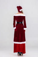 Traje de Santa Claus de Lujo Conjunto Casual para Hombres con Cinturón, Sombrero, Top, Mantel, Zapatos, Guantes y Barba - details 6
