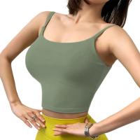 Sujetador Deportivo para Mujer Ropa Interior para el Hogar Top Corto sin Mangas para Yoga - details 0