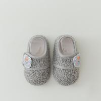 Calcetines de piso para niños, otoño e invierno, apilados y engrosados, cálidos y antideslizantes, Velcro, zapatos y calcetines de suela suave antideslizantes para interior de bebé - details 11