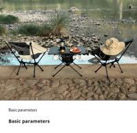 Picnics de playa ultraligeros al aire libre, sillas plegables VIE en forma de luna, herramientas ligeras para acampar - details 13