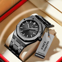 POEDAGAR-Reloj original para hombres con impermeable luminoso Calendarios moda reloj de cuarzo lujo - details 8