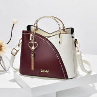 Bolso de mano de nueva tendencia, versión coreana, color contrastante, gran capacidad, bandolera de hombro a la moda, bolso de mujer - details 5