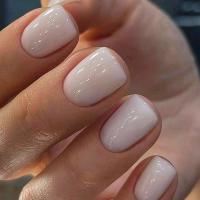 Arte de Uñas de Moda en Gris Leche Conjunto Completo de 24 Piezas para Mujeres - details 4