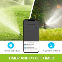 Aspersor de jardín inteligente con Bluetooth, temporizador bidireccional, filtro retardador de lluvia, controlador de riego automático - details 1