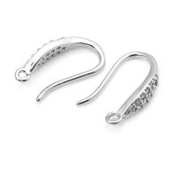 Ganchos de Pendientes de Brasso Dorado 18K con Zirconia Accesorios de Joyería DIY de Alta Calidad para Mujeres - details 14