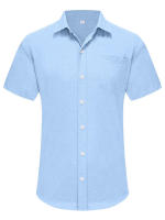 Camiseta informal de manga corta para hombre, blusa de talla grande, cárdigan, Azul, Gris, rojo, blanco, 3xl, 2xl, 44, 42 - details 7